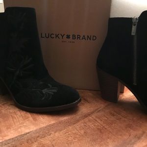NWT Lucky Brand Black Booties